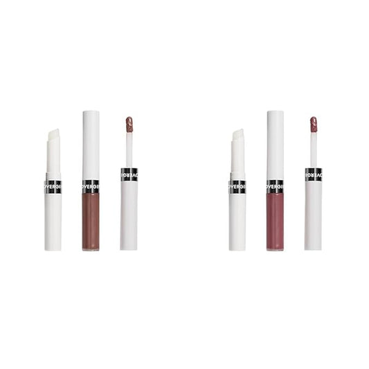 COVERGIRL Outlast All-Day Lip Color with Topcoat, Lipstick, Pack of 1 Outlast All-Day Custom Nudes Universal Nude Lip Color