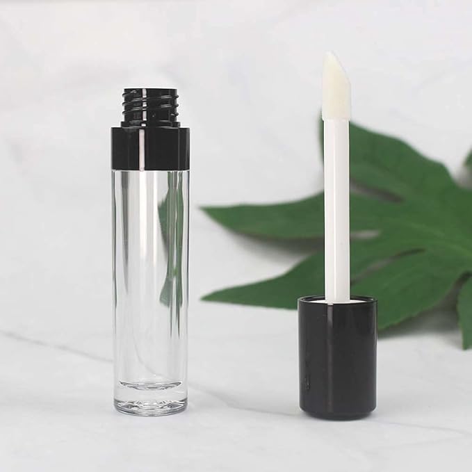 COSIDEA 14pcs empty 8ml big wand lip gloss tube concealer tube packing (Black)