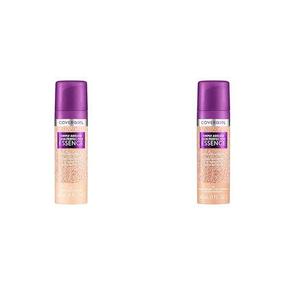 Covergirl Simply Ageless Skin Perfector Essence Foundation Bundle with Shades 20 Light and 30 Light-Medium, 1oz Each