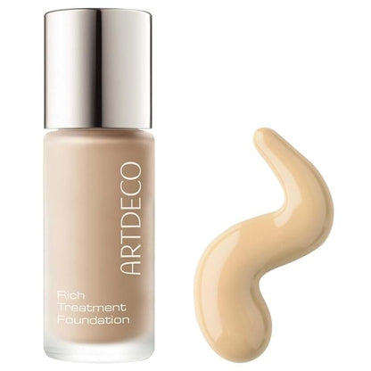 ARTDECO Rich Treatment Foundation - Vanilla Rose N°12 - Conceals Imperfections & Creates Flawless Complexion - Long-Lasting - Even & Velvety-Smooth Finish - Water-Resistant - Vegan Makeup - 0.67 Fl Oz