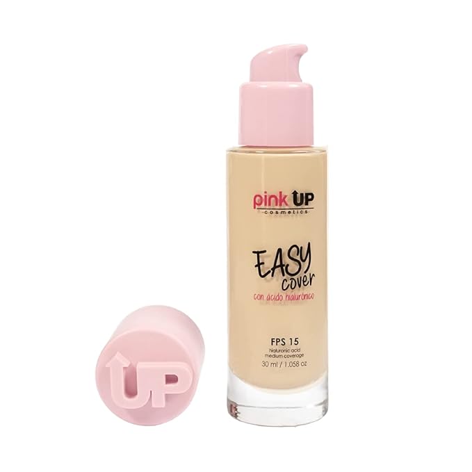 Easy Cover Liquid Makeup| Foundation Make Up| Tinted Moizturizer for face| Liquid Make Up| Medium coverage| Water base| Alcohol free| Model PKEC200