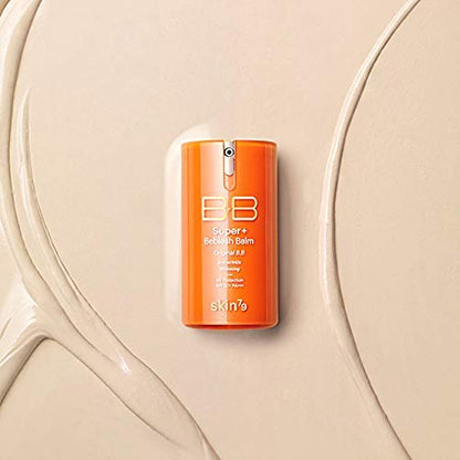 [SKIN79] Super Plus Beblesh Balm Triple Function Orange BB Cream #21 Yellow Beige 1.35 fl.oz. (40 ml) - Rich Vitamin Complex Care Healthy and Vital Skin