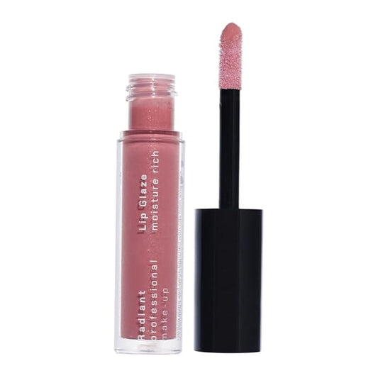 Radiant Professional Lip Glaze (15 Shades) - Ultra-Glossy, Moisturizing & Long-Lasting Hydration - High Shine Finish - Vegan Lip Glaze for Soft, Nourished Lips - Non-Sticky - (07 COCOA SPARKLE)