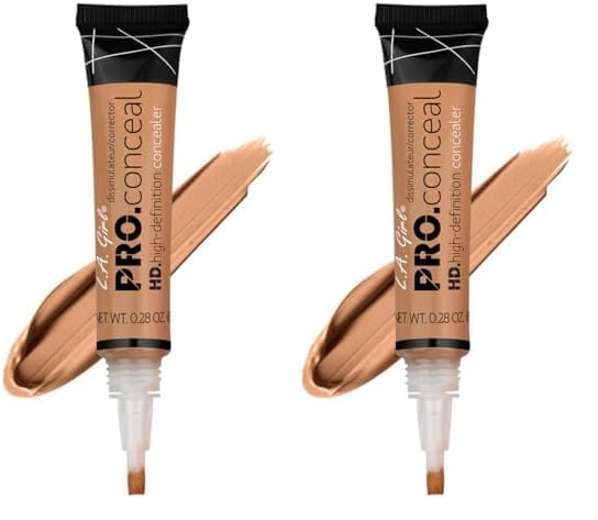 L.A. Girl HD Pro.Conceal, Almond GC979 (Pack of 2)