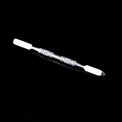 Small Stainless Steel Makeup Palette Rectangle Shape Mixing Plate Tools With Spatula