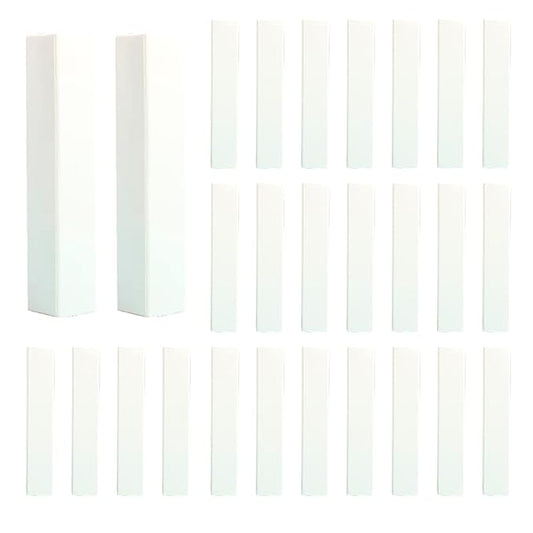 COSIDEA 50 PCS Empty White Lip Gloss Boxes W21 xW21 xH121mm / 0.83*0.83*4.76 inch, Cosmetic Perfume / Mascara Box Packaging for Small Business Wholesale, small Kraft Paper Box Luxury Holder Wrapping