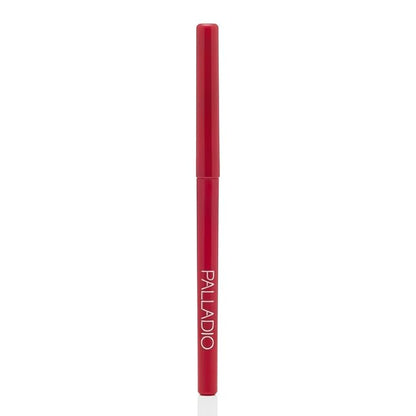 Palladio Retractable Waterproof Lip Liner High Pigmented and Creamy Color Slim Twist Up Smudge Proof Formula with Long Lasting All Day Wear No Sharpener Required, Red Rose