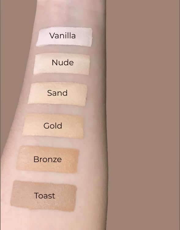 Absolute Foundation | Bianca Makeup | Liquid Foundation with Full Coverage | Shine and Oil Control | 24-hour Wear | Water and Humidity Resistant | Various Shades (Gold, 0.10 Fl Oz)
