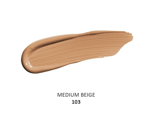 LB HD Liquid Foundation – Makeup Foundation with Hyaluronic Acid, Vitamin E – Hydrating Full Coverage Foundation for Smooth Complexion – Paraben-Free Formula for All Skin Types – Light Porcelain