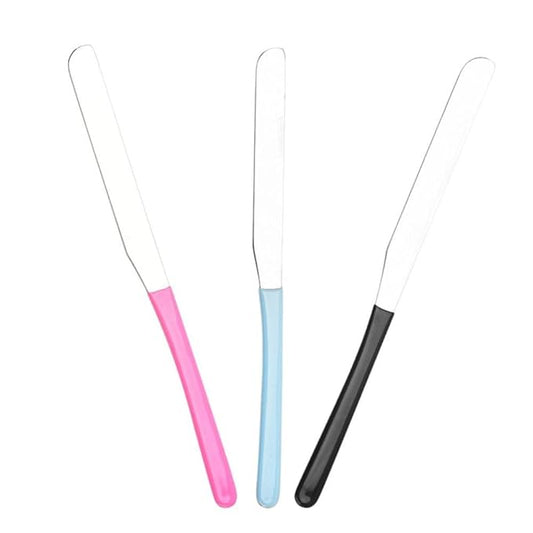 5PCS Stainless Steel Makeup Spatula, Makeup Mixing Rods, Foundation Liquid Foundation Mixer, Cosmetic Mixing Tool for Foundation Eye Shadow Cream, Stainless Steel Toning Sticks