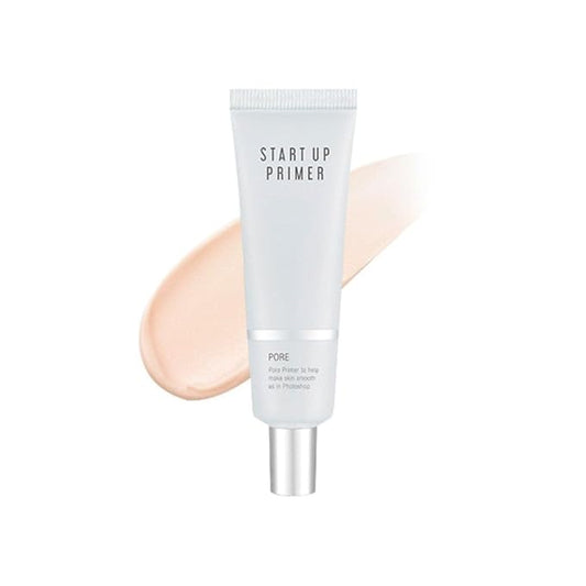 A'PIEU Start Up Pore Primer - Pore Minimizer and Oily Skin Control Formula - Lightweight, Non-Sticky, Hydrating, Wrinkle Filler with Soothing Herbal Extracts