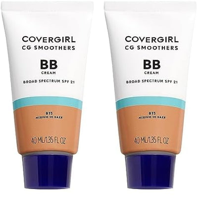 COVERGIRL SmoothersLightweight BB Cream Medium to Dark 815, 1.35 Ounce (packaging may vary) (Pack of 2)