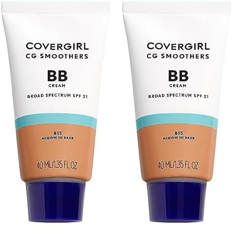 COVERGIRL SmoothersLightweight BB Cream Medium to Dark 815, 1.35 Ounce (packaging may vary) (Pack of 2)