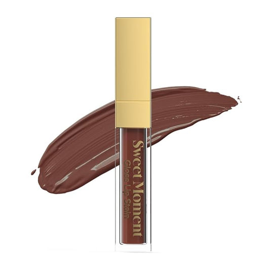 Sistar Sweet Moments Gloss Lip Stain Long-Lasting Glossy Finish Vivid High Pigment Colors Smooth and Sweet 1.5 mL / 0.05 fl. oz. (Chocolate)