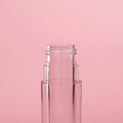 COSIDEA 30pcs Pruple Empty 6ml 0.2oz Lip Gloss Tubes with Big Doe Foot Wand，Round Lipgloss Containers，Concealer Tube Cosmetic Packing Container Bulk Wholesale