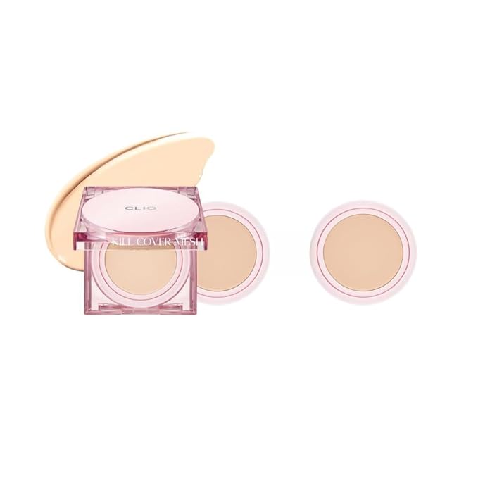 CLIO Kill Cover Mesh Glow Linen Cushion Foundation [2 Refill Included]