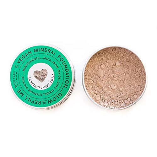 Love the Planet Vegan Mineral Foundation Shade Glow in Refill Pouch
