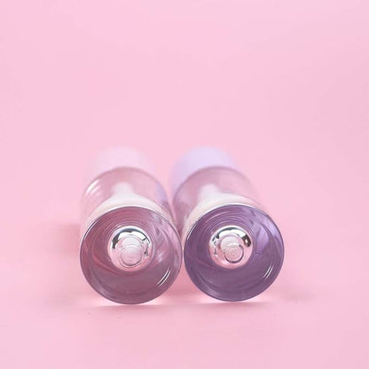 COSIDEA 30pcs Black Empty 6ml 0.2oz Lip Gloss Tubes with Big Doe Foot Wand，Round Lipgloss Containers，Concealer Tube Cosmetic Packing Container Bulk Wholesale