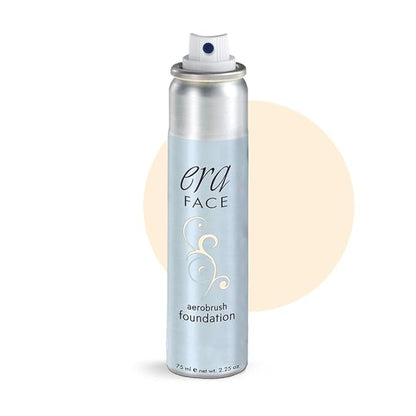 ERA Face spray makeup (Y1 Vanilla, 2.25 oz) - airbrush foundation, everyday, buildable, professional spray on cosmetics by Era Beauty