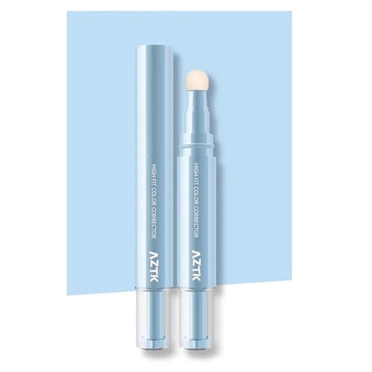 1PC AZTK Concealer Color Corretor Liquid Concealer With Sponge Head, Stay Long Lasting Moisturizing Liquid AZTK Makeup Facial Highlighter, Create Flawless Makeup (02#, 4.6g)