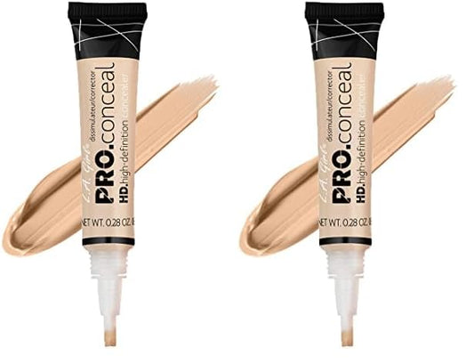 L.A. Girl HD Pro.Conceal, Porcelain GC969 (Pack of 2)