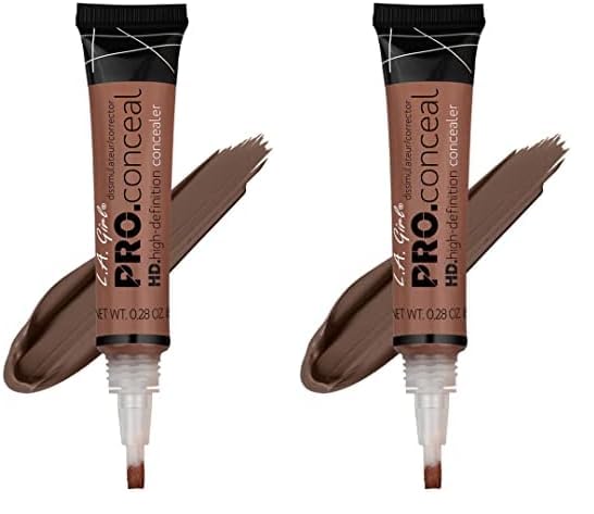 L.A. Girl HD Pro.Conceal, Mahogany GC989 (Pack of 2)
