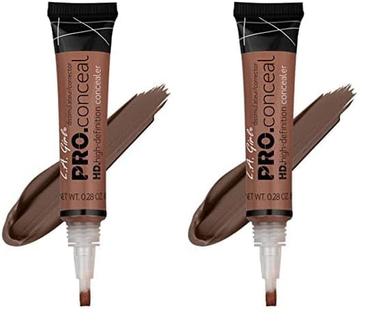 L.A. Girl HD Pro.Conceal, Mahogany GC989 (Pack of 2)