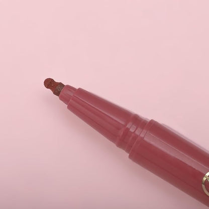 YOUNG VISION Gourd-Shaped Precision Liquid Lipstick & Lipliner - Nude Matte Shades