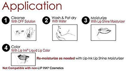 LlP lNK Liquid Trial Lip Kit - Strawberry (Red) | Natural & Organic Makeup for Women by LlP lNK International