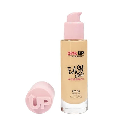 Easy Cover Liquid Makeup| Foundation Make Up| Tinted Moizturizer for face| Liquid Make Up| Medium coverage| Water base| Alcohol free| Model PKEC400