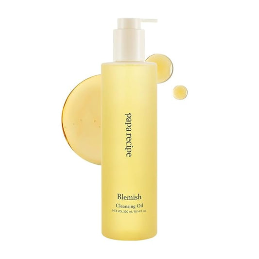 papa recipe Blemish Cleansing Oil, Korean Facial Cleanser, Blackhead Removal, Daily Makeup Cleanser, Korean Skincare (120ml/ 300ml) (300ml)
