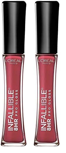 L’Oréal Paris Makeup Infallible 8 Hour Hydrating Lip Gloss, Bloom, 0.5 Ounce (Pack of 2)