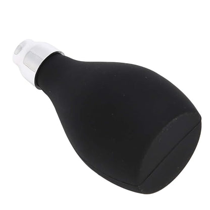 Powder Spray Pump,Refillable Silicone Powder Spray Bottle for Hair Fibers and Fine Powder,Reusable Powder Dispenser,Black
