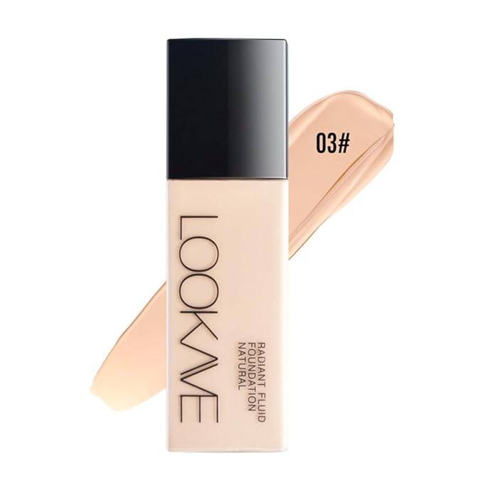 LAMUSELAND Full Coverage Foundation Makeup, Matte Liquid Waterproof Long-lasting Oil-free Foundation Stick Concealer for All Skin (03, M)