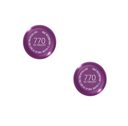 REVLON Pack of 2 Ultra HD Gel Lipcolor, HD Twilight 770