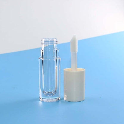 COSIDEA 14pcs Empty 6ml big brush lip gloss tubes for DIY lip gloss,White lipgloss containers