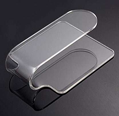 WOIWO 1PCS Transparent Acrylic Handheld Palette, Nail Makeup Palette Palette Palette