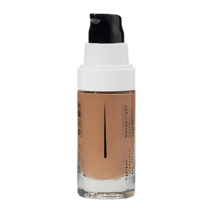 Radiant Professional Wonderlight Serum Liquid Foundation for Makeup Kit - Alternative to Bronzer Powder - Color Corrector & Under Eye Concealer - Matte Eyeshadow Base - 1.01 oz - Dark Beige (06)
