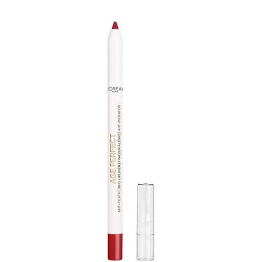 L’Oréal Paris Age Perfect Anti-Feathering Lip Liner, Flaming Carmin