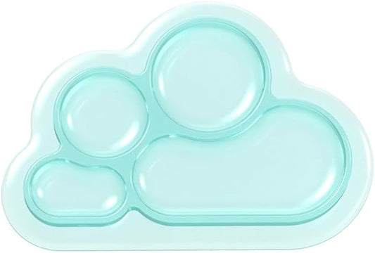 Blackwings Multi-Use Silicone Palette for Makeup, Nail Art, Lashlift & Painting, Cloud Design Style, Reusable Blending Board with Customizable Zones, Portable & Easy Clean for Professionals/DYI
