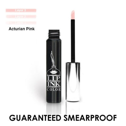 Lip Ink Arcturian Pink Liquid Lipstick 100% Smearproof Long-Lasting Waterproof Vegan Wax-Free Organic Kosher Natural Botanical 247 Confidence cosmetics USA Self Manufactured Factory Direct Since 1995