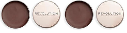 Revolution, Balm Glow, Multi-Use Balm for Cheeks, Eyes & Lips, Buildable Formula, Dewy Finish, Sunkissed Nude, 1.12 Oz. (Pack of 2)