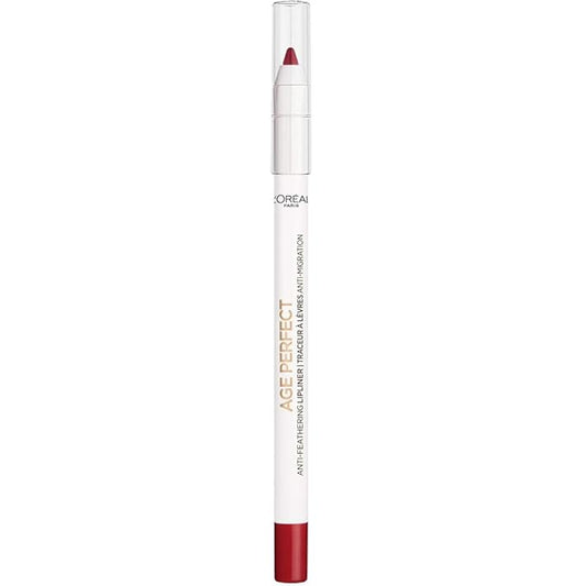 L’Oréal Paris Age Perfect Anti-Feathering Lip Liner, Flaming Carmin