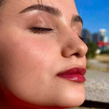 2-in-1 Cream Cheek Blush + Lip Color | Natural Mineral pigment | Soft Lips with natural oils and Vitamin E | 100% Plant ingredients, Vegan (Fuchsia Pink/Iridescent-Fluorite, 0.25fl oz)