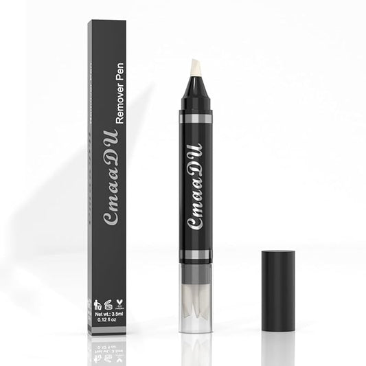 Makeup Remover Eraser Pen - Quick Fix Corrector for Eyes, Lips, Face, Eyeliner & Mascara with 3 Replacement Heads