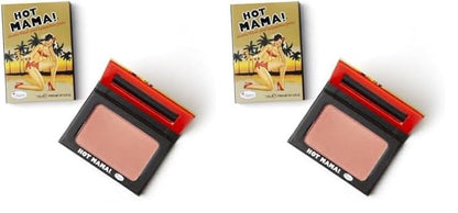 theBalm Hot Mama! Shadow/Blush, Subtle Highlighter, Travel-Size (Pack of 2)