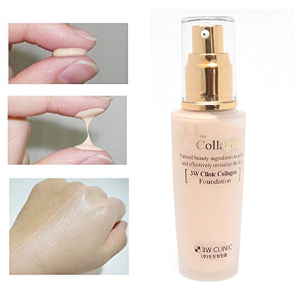[3w Clinic] Collagen Foundation 50ml/ Perfect Cover Bb Cream/#23 Natural Beige