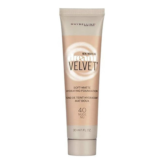 Maybelline Dream Velvet Soft-Matte Hydrating Foundation, Nude, 1 fl. oz.