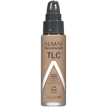 Almay TLC Truly Lasting Color 16 Hour Makeup, Beige 05 [240] 1 oz (Pack of 2)
