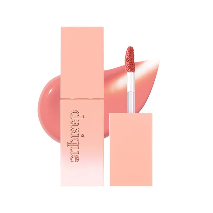 dasique Juicy Dewy Tint (08 Papaya Milk) 0.12 oz | Light Application with moisture | Long-wearing Glossy Lip Stain, Non-sticky | Vegan, Cruelty-free | K-beauty